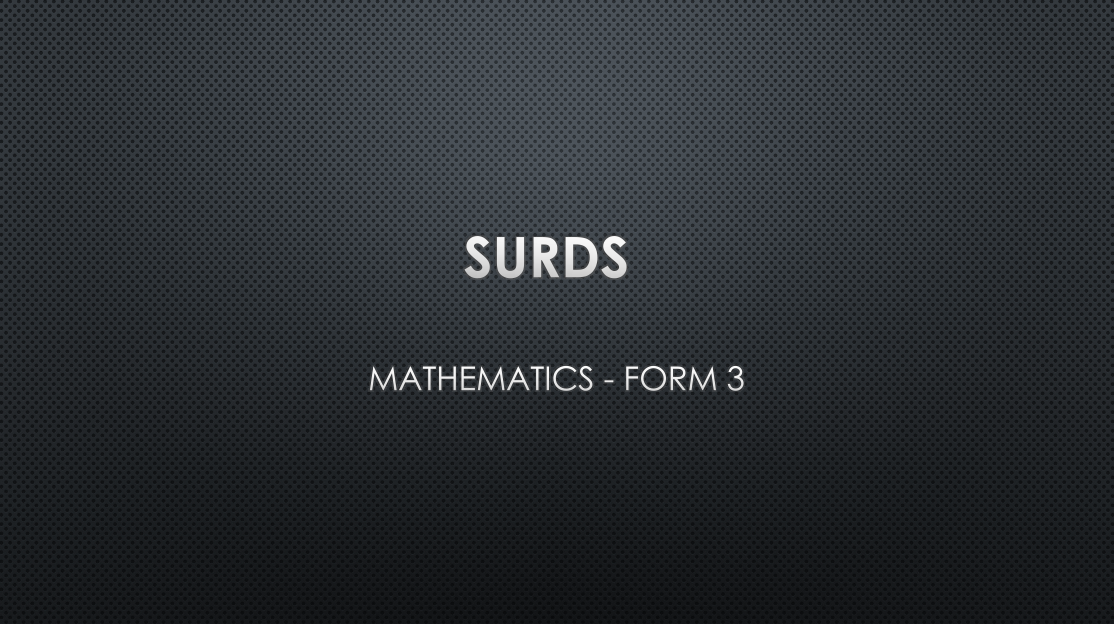 SURDS